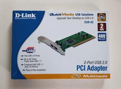 D-Link DUB-A2 USB 2.0 PCI Adapter - Image 1 of 4