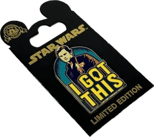 Disney Parks 2018 Limited Edition Star Wars Night Event Han Solo I Got This Pin - Bild 1 von 3