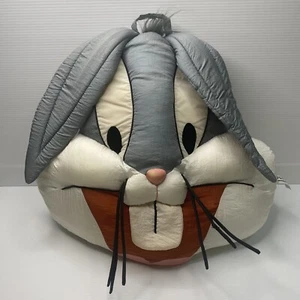 Looney Tunes Buggs Bunny Head Toy Plush Stuffed Vintage Play By Play Parachute - Foto 1 di 9