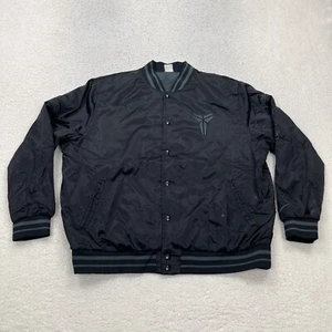 LA Lakers Kobe Bryant Bomber Jacket Mens 3XL Black Mamba Hunt Or Be Hunted Nike - Picture 1 of 18