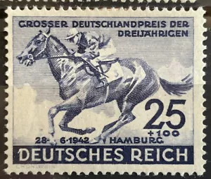 Germany 1942, Mi. #814, Sc. #B204,Hamburg Derby ** MNH - Picture 1 of 1