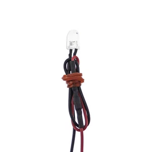 with inline resistor Blue Motorcycle Turn Signal 1x 12v 5mm LED Diode Display - Foto 1 di 3