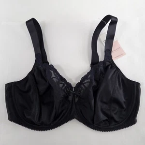 New Rosa Faia By Anita Lupina Bra 38F Black Underwire Side Support Unpadded - Picture 1 of 8