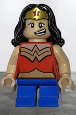 Lego® Freestyle Minifigur sh358 sh0358, Super Heroes Mighty Micros, Wonder Woman - Bild 1 von 2