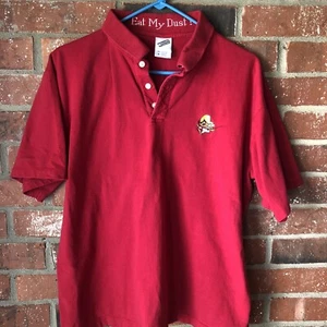 1999 Warner Bros Studio Store Speedy Gonzalez Devil Red Polo Shirt Size Medium - Picture 1 of 12