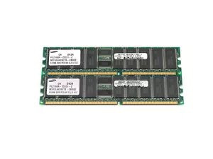 Samsung - M312L6420ETS-CB0Q0 - 512MB DDR-266/PC-2100 Registered ECC DIMM x 2 - Picture 1 of 2