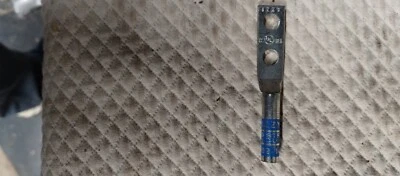 13 X  LCC6-14A-L 6 AWG 2-Hole 7 LONG 6 SHORT Barrel 1/4" Stud Copper Comp  Lug - Image 1 of 4