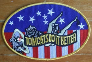 US NAVY F-14 TOMCAT US Navy Fighter Large Military Patch TOMCATS DO IT BETTER - Bild 1 von 7