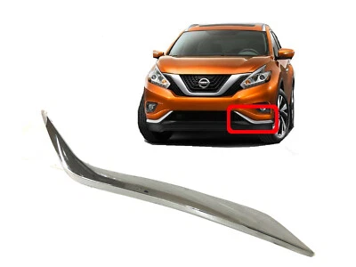 For 2015 2016 2017 2018 Nissan Murano Left Front Bumper Chrome Trim Molding LH Foto 1 de 4