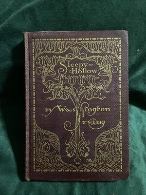 RARE 1899 The Legend of Sleepy Hollow by Washington Irving HC Illustrated Putnam - Image 1 of 4