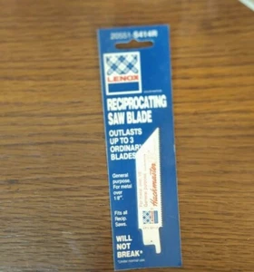 Säbelsägeblatt LENOX Bimetall Metallschneiden 4" S414R 14TPI - Bild 1 von 2