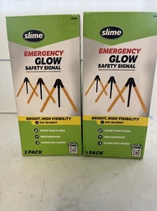 Two Slime Emergency Glow Safety Signal 3 Pack x 2 - Picture 1 of 2