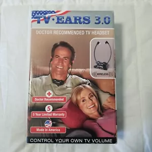 TV Ears 3.0 System Headset, Wireless Made in USA 50ft Range NEW - Picture 1 of 6