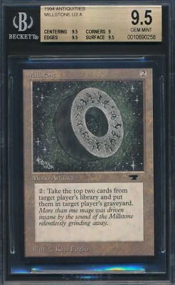 Antiquities Millstone BGS 9.5 Graded Magic MTG (0258) -magicgraders- - Image 1 of 3