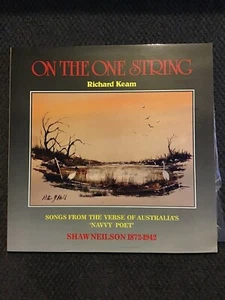 On The One String - Richard Keam Rare Aus Folk Incl The Poetry Of Shaw Nielsen - Picture 1 of 4