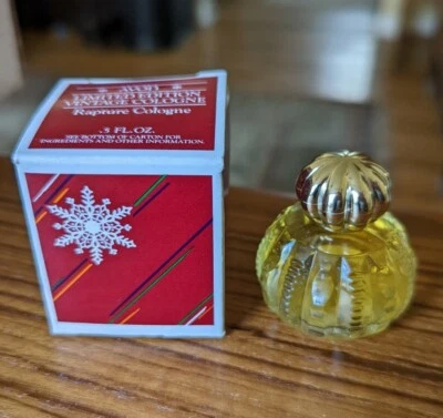 Avon Vintage Rapture Limited Edition Snowflake Cologne .5 Oz Miniature NIB 1984 - Image 1 of 4