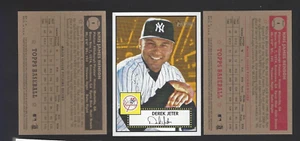 Juego completo Topps Heritage 2001 casi nuevo/como nuevo todo SP, 1-80 rojo y negro, +3 juegos de insertos - Imagen 1 de 2
