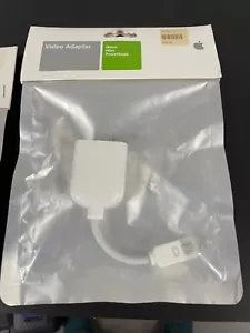 APPLE M9109G/A VIDEO ADAPTER MINI-VGA TO S-VIDEO MAC IBOOK IMAC POWERBOOK New!! - Picture 1 of 2