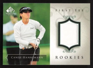 2004 SP Signature Candy Hannemann RC,MEM Rookie #63 White Shirt Card - Picture 1 of 2