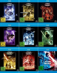 Star Wars 1 - 9 Komplett Paket (I - IX) Krieg der Sterne | 18-Blu-ray | 052 - Bild 1 von 10