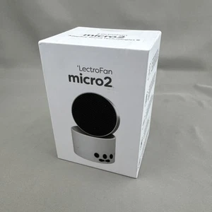 LectroFan Micro2 Non-Looping Sound Machine and Stereo Bluetooth Speaker - Picture 1 of 6