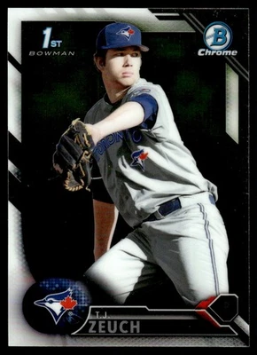 2016 Bowman Draft Picks & Prospects Chrome T.J. Zeuch Toronto Blue Jays #BDC-69 - Image 1 of 2