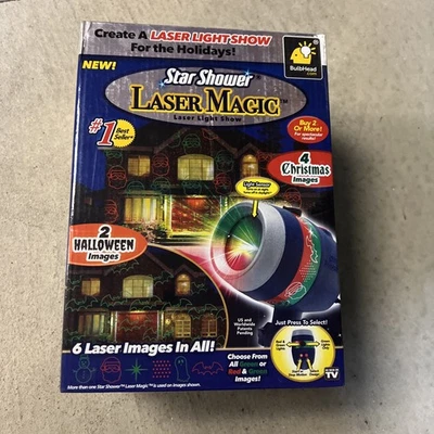 Star Shower 11672-6 Laser Magic Laser Light Show Projector - Image 1 of 4