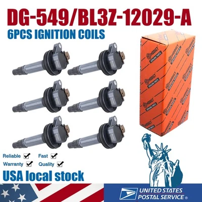 6x Ignition Coil For Ford Transit-150/250/350 3.5L V6 OEM UF646 DG549 BL3Z12029A - Image 1 of 4
