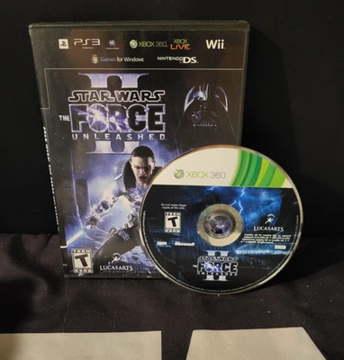 Force Unleashed II 2 STAR WARS XBOX 360 Vintage Original con Estuche Foto 1 de 2