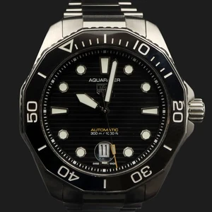Tag Heuer 43MM Steel Automatic Aquaracer Professional 300 Men's Watch 142719401 - Picture 1 of 8