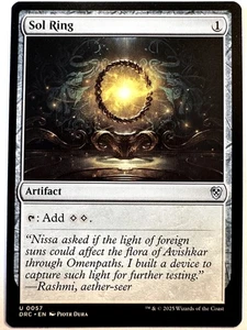 Sol Ring ()  U Commander: Aetherdrift 57 NM - Picture 1 of 2