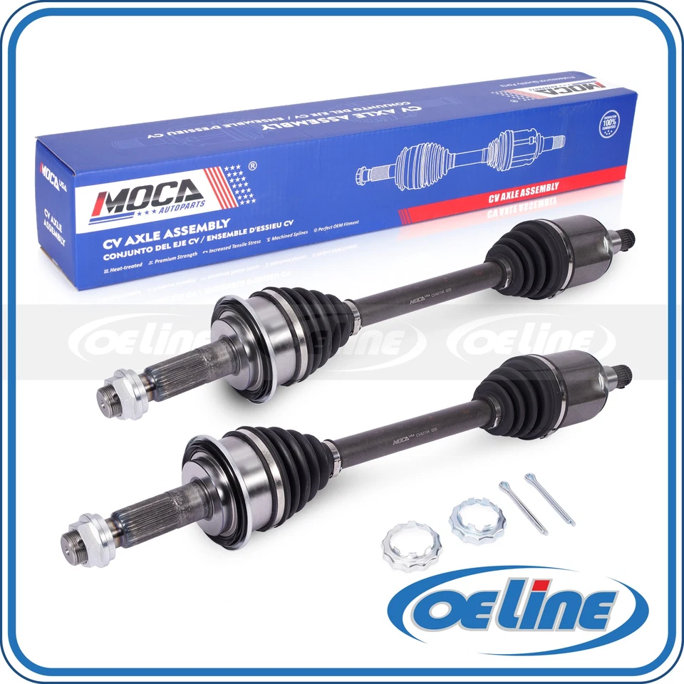 2x Front Side CV Axle Assembly for 01-07 Toyota Sequoia 00-06 Tundra 4WD ONLY - Image 1 of 4