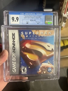Superman Returns For GBA Graded CGC 9.9 A++ - Picture 1 of 2