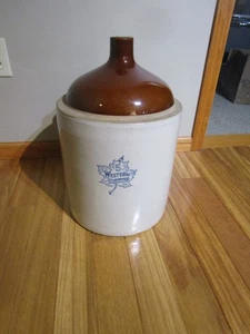 Western Steinzeug Monmouth Illinois #5 Gallonen Krug um - 1920 - 1930er #LR - Bild 1 von 7