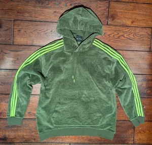 Adidas Unisex X Ivy Park IVP Hoodie Wild Pine Green Corduroy loose HC6016 Size M - Picture 1 of 14