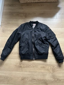 Schott NYC Bomberjacke Gr.L American College Schwarz Top - Bild 1 von 13