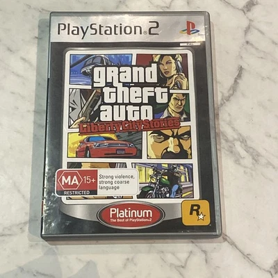 Grand Theft Auto Liberty City Stories Playstation 2 PS2 Game With Manual  - Image 1 of 3