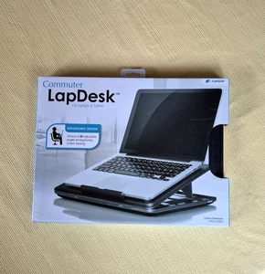 LapGear Ergo Adjustable Lap Desk, Black 14" x 10.25" - Picture 1 of 6