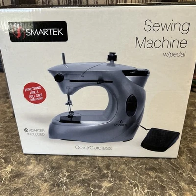 Smarten Sewing machine mini cord/cordless with pedal Silva NIB model # RX –05S - Image 1 of 4