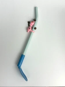 Disney On Ice Olaf Löffel Strohhalm Frozen 2014 rosa Verfärbungen Sammlerstück - Bild 1 von 5