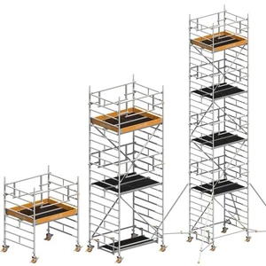 Layher Rollgerüst Uni Kompakt P2 Safety Plus Universalgerüst Fahrgerüst Montage - Bild 1 von 12