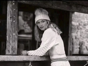 Free People Movement Ivory Knit Snowfall Sweater Top New - Picture 1 of 9