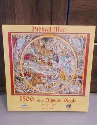 Sun's Out Biblical Map 1500 Pc Puzzle Brand New! Sealed! - Image 1 of 4