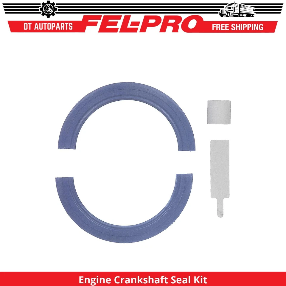 Kit de vedação de virabrequim traseiro Fel-Pro motor suburbano Chevrolet C10 1968-1980 - Imagem 1 de 1
