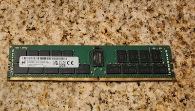 32GB 2RX4 PC4-3200AA-RB2-12 MTA36SF4G72PZ RAM32GB (1X32GB) - Image 1 of 2