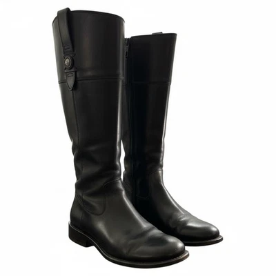 Botas de montar altas Frye Jayden con botones de cuero con cremallera negras 3476095 para mujer 6,5 Foto 1 de 4