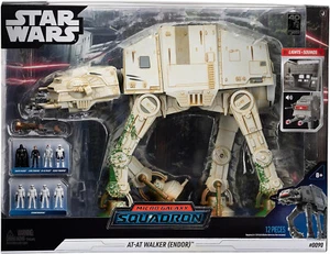 STAR WARS MICRO GALAXY SQUADRON: AT-AT WALKER ENDOR VADER SKYWALKER SCOUT PILOT - Picture 1 of 9