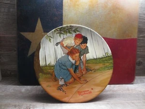 NORMAN ROCKWELL SAMMELTELLER "THE CHALLENGER" Teller Nr. 4747 - Bild 1 von 5