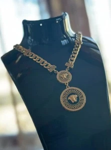 Collar Mujer Chapado en Oro Cadena Lujo Elegante Joyería Regalo - Imagen 1 de 6