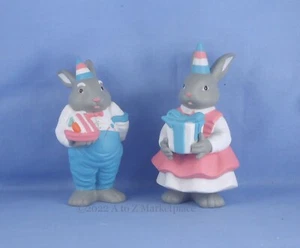 Dept 56 Carrot Patch Bunnies Rabbits 7248-6 New In Box NOS NIB - Picture 1 of 6